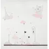 Image de Stickers muraux Petite souris 70x50cm en Papier Rose