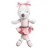 Image de Hochet Petite Souris Danseuse Étoile En Velours Rose