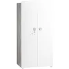 Image de Armoire bébé Nao - MDF - Blanc - 2 portes - 85 x 175 x 56 cm - BABY PRICE