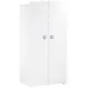 Image de Baby Price Armoire Chambre Bebe 2 Portes - Boutons Etoile Gris - New Basic