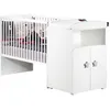 Image de Babyprice Lit Combine 120x60 Evolutif En 90x190 Basic