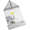 Image de Nid dange bébé nomade en coton gris - Sauthon - Babyfan - 0-3 mois