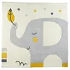 Image de Tapis de chambre - SAUTHON - Babyfan - Gris - Carré - Uni - 110x110cm - Acrylique