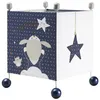 Image de Luminaire enfant à poser en Tissu Bleu