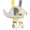 Image de Jouet D'activités Sauthon Éléphant Musical Led 38 X 40 X 15 Cm Gris Velours Popeline