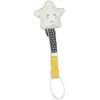 Image de Attache-tétine en velours étoile - Babyfan - Mixte - 0 mois - Naissance - Blanc