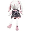 Image de Doudou Lapin Sauthon Miss Fleur De Lune 15 X 35 X 12 Cm Blanc Velours