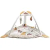 Image de Tapis D'éveil Tipi Sauthon 77x77 Cm Beige Polyester