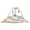 Image de Tapis déveil Tipi bébé 77x77cm en polyester beige