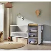 Image de Lit Combiné - 120x60cm - Evolutif En 90x190cm - Babyprice Smile - Chene Silex