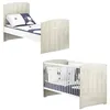 Image de Babyprice Lit Bebe Evolutif Little Big Bed Smile Hetre Cendre 140x70