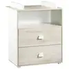 Image de Babyprice commode a langer smile hetre cendré 2 tiroirs BAB3500760101155