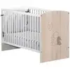 Image de Lit Bébé - 120 X 60 Cm - Babyprice Lapinou - Sérigraphie Lapin
