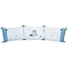 Image de Tour De Lit 120x60 Ou 140x70 En Coton Bleu