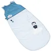 Image de Gigoteuse bébé ouatinee en coton - SAUTHON - Lazare - Garçon - Bleu - 0-4 mois