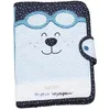 Image de Protege Carnet De Sante En Coton Bleu