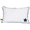 Image de Coussin décoratif - Sauthon Baby Déco - Hello - Rectangulaire - Blanc - 32x32x8 cm