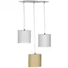 Image de Suspension Sauthon Plafonnier Trio 37x20x58,5 Cm Beige Coton