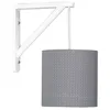 Image de Applique murale - Sauthon Baby Déco - Babyfan - Coton gris - Style scandinave - 1 ampoule