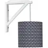 Image de Applique Murale En Coton Bleu Marine
