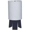 Image de Lampe De Chevet Sauthon Coton 16x16x32,5 Cm Blanc Hévéa