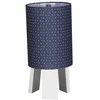 Image de Lampe de chevet - Sauthon - Merlin - Coton - Bleu marine - 1 ampoule