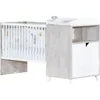 Image de Lit Combiné - BABY PRICE - Scandi Gris - Evolutif - 120x60 en 90x190