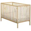 Image de Lit bébé - 120 x 60 cm - Babyprice First - Tout barreaux - En bois naturel