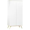 Image de Armoire enfant - Peg Perego - Serena - 2 portes - Bois blanc - Design contemporain
