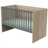Image de Lit Évolutif Sauthon Nova 140x70 Transformable 90x200 Gris Bois