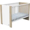 Image de Lit Bébé 60x120 Antonin - Bois Et Blanc
