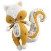 Image de Doudou Écureuil Sauthon Promenons Nous 30x14x17 Cm Jaune Velours