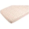 Image de Drap Housse Sauthon Esmee 2 Pièces 12 Cm Rose Coton Bio