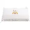 Image de Tour De Lit Adaptable - Sunlight - 100 % Coton - Écru Motif Arc-en-ciel