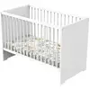 Image de Lit bébé 120x60 cm baby price first - décor blanc BAB3500760130223