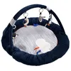 Image de Tapis déveil marinière en velours - BABY SAILOR