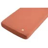Image de Draps housse bébé en coton bio - UNI TERRACOTTA