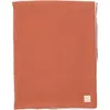 Image de Couverture bébé en gaze de coton et polaire - UNI TERRACOTTA