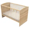 Image de Lit évolutif - Little Big Bed en bois décor chêne doré - AZUR