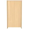 Image de Armoire Sauthon Cannelle 2 Portes 103x200x59 Cm Chêne Miel Bois