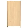 Image de Armoire 2 portes en bois décor chêne miel - CANNELLE