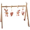 Image de Arche déveil bois avec 4 jouets - ESMEE