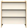 Image de Commode 3 tiroirs façades inclinées en bois décor chêne miel - VANILLE