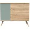 Image de Commode 1 porte et 3 tiroirs - SEVENTIES