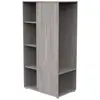 Image de Meuble De Rangement Enfant - Chene Silex - Avec Étageres Et Penderie - Décor Bois - Babyprice Up