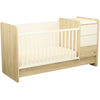 Image de Lit Combiné Évolutif Sauthon Paloma 140x70 Transformable 90x190 Marron Bois