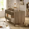 Image de Lit bébé évolutif - Little Big Bed décor imitation bois - MOKKA