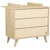 Image de Commode 3 tiroirs sur pieds bois obliques