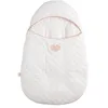 Image de Nid dange bébé 5 attaches en coton matelassé - PETIT COEUR