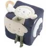 Image de Cube dactivités - SAUTHON - PETIT NUAGE - Coton bio - 6 faces déveil - Anneau bois